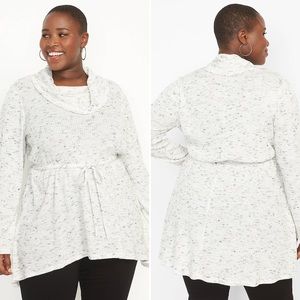 Lane Bryant Cowl-Neck High-Low Tunic